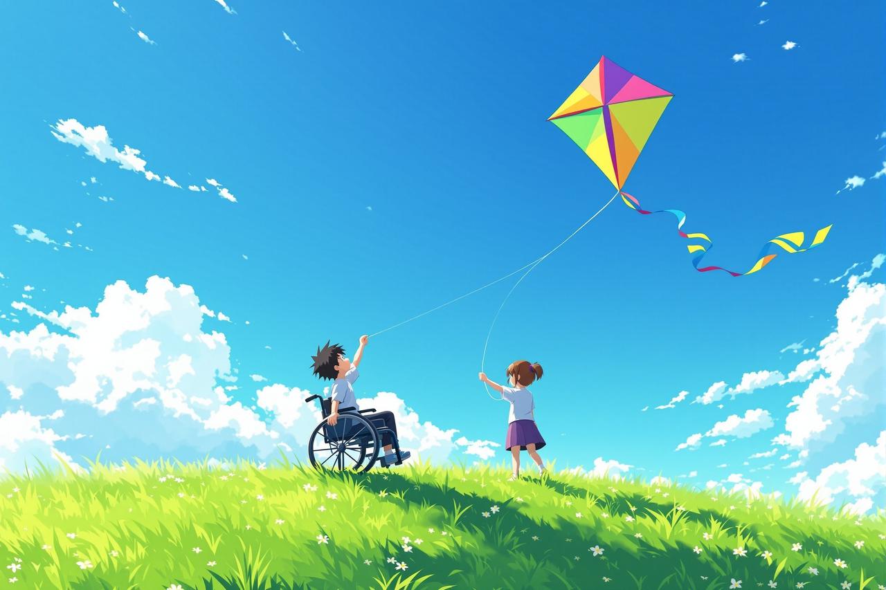 聚合夸克短剧 - 风筝与风 - 治愈暖心动漫短剧